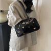 2025 Winter New Mori High-value Retro Rivets Large-capacity Tote Bag Lazy Wind Portable Shoulder Women's Bag