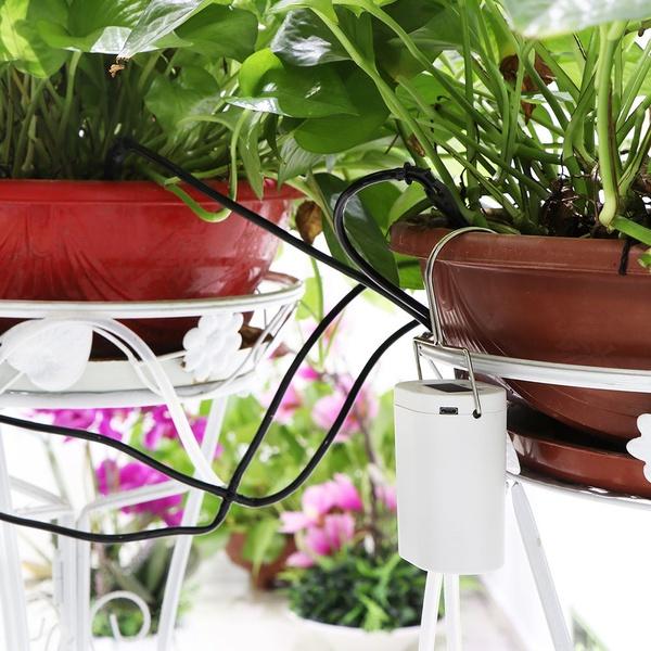 New 8/4/2 Head Automatic Watering Controller Drip Irrigation System Garden Home Flowers Plants Self Water Kit Timer System Outdoor