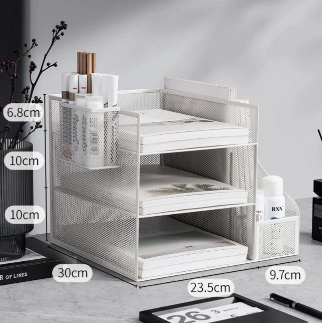 Desktop File Holder & Storage Box A4 Document Rack