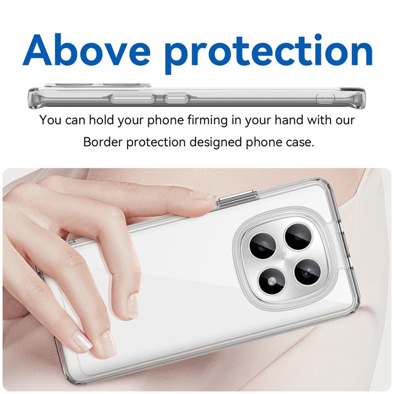 Transparent Case For Xiaomi Redmi Note 15 Case Anti-knock Silicone Colorful Cover Redmi Note 15 Pro+ Case For Redmi Note 15 Case