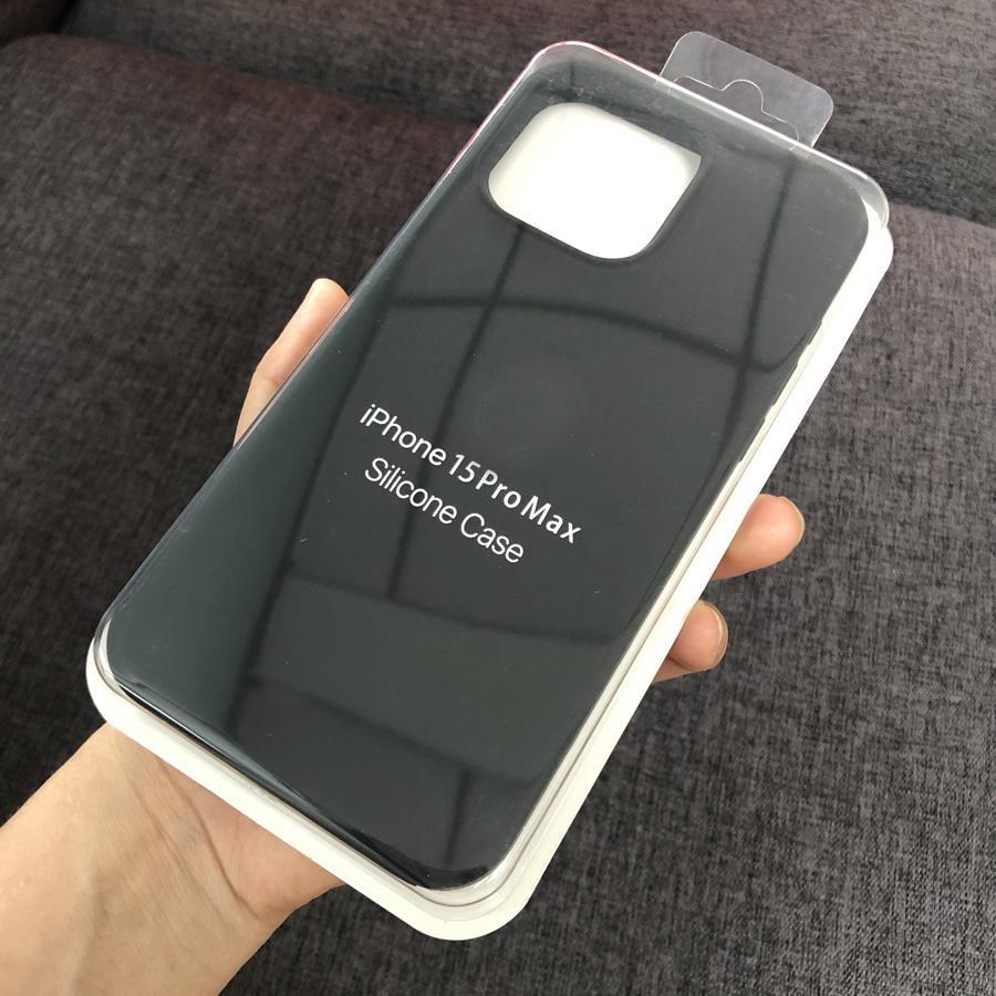 Ins Chic Liquid Silicone Full dekket Soft Gel Gummi Telefonveske Beskyttelsesdeksel For iPhone 16 15 14 Pro Max 14Plus 15Plus XR XS Max 11 12 13 Pro Max