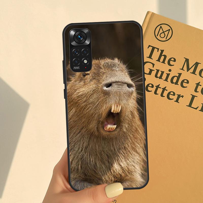 Capybara Animal Case For Xiaomi Redmi 10 10A 10C 9 9A 9C 9T Note 11 Pro 10 Pro 9 Pro 8 Pro 10S 11S Cover
