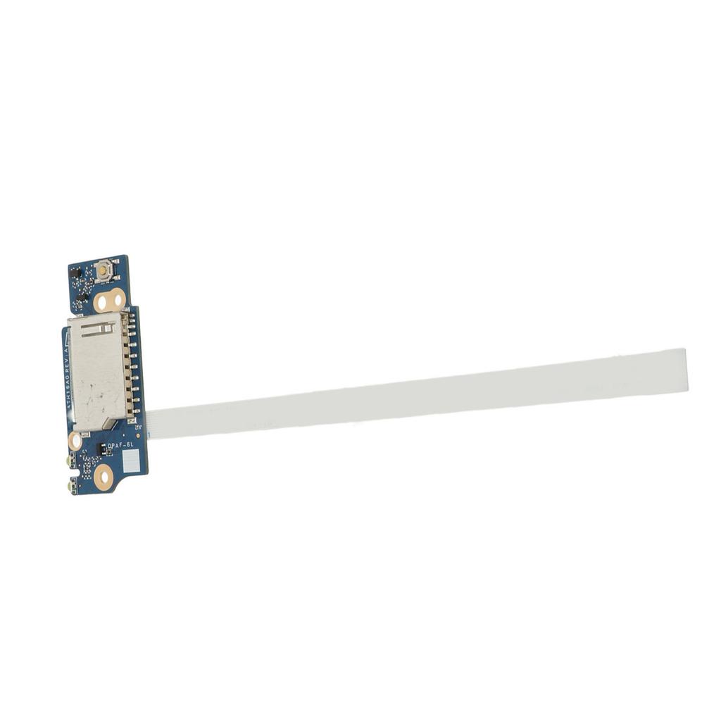 Náhradní deska tlačítka napájení notebooku, deska čtečky karet s flexibilním kabelem pro HP 14S FR