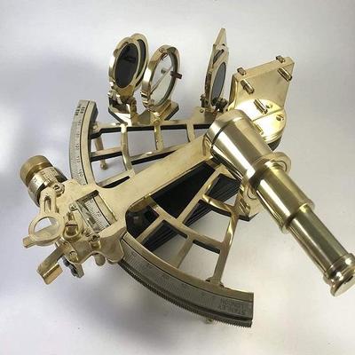Sextant Astrolabe Vintage Functional Marine Brass Sextant