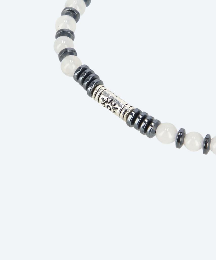 Tony Lawrence Essential Round Gemstone Bracelet White