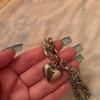 Used heart necklace chain silver