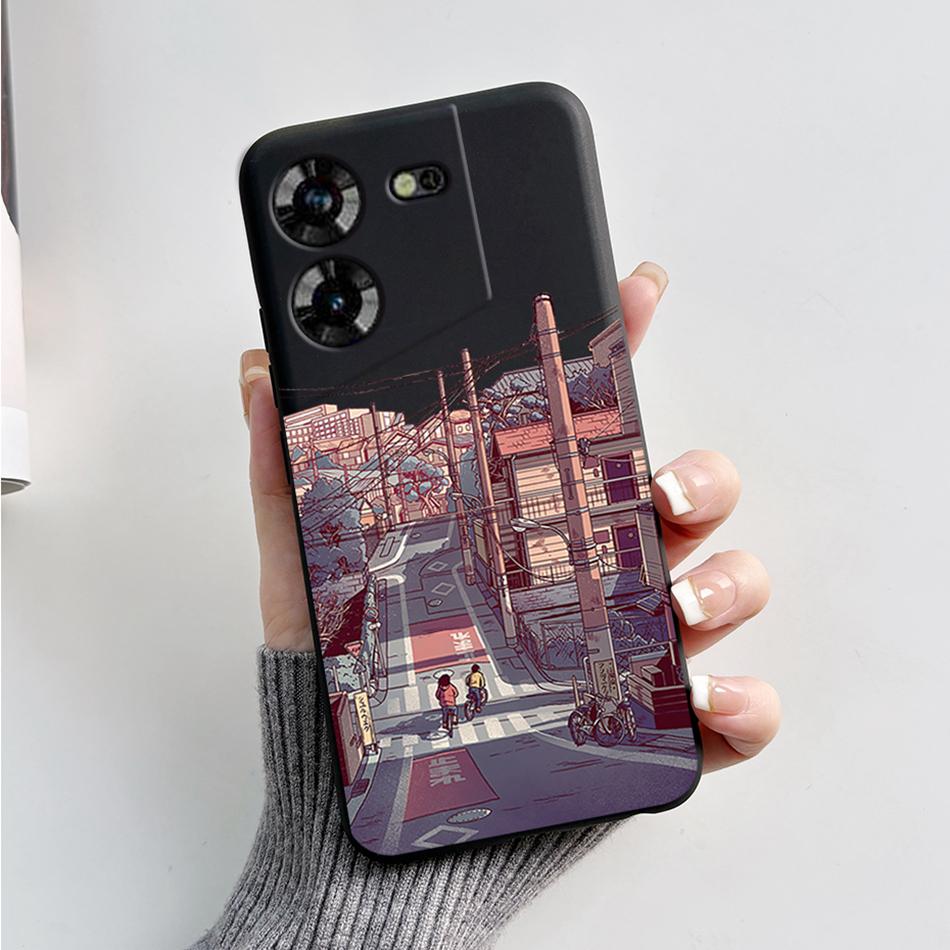 Soft Case For Tecno Pova 5 Pova5 LH7n Phone Cover Matte Liquid Silicone Marble Fundas Capa For Tecno Pova 5 pro 5Pro LH8n Bumper