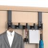 Heavy Duty Door Hanger Space-Saving Coat Rack Towel Organizer  Kitchen Bathroom Accessories