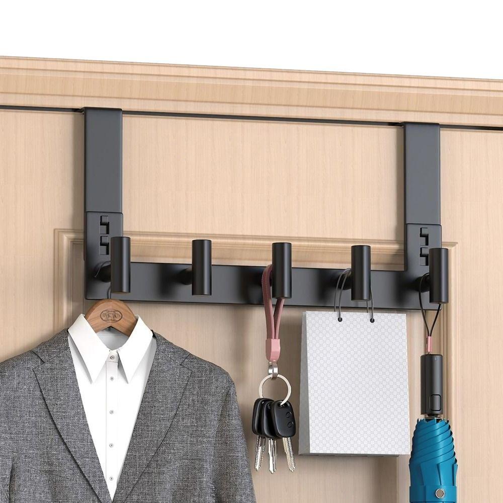 Heavy Duty Door Hanger Space-Saving Coat Rack Towel Organizer  Kitchen Bathroom Accessories