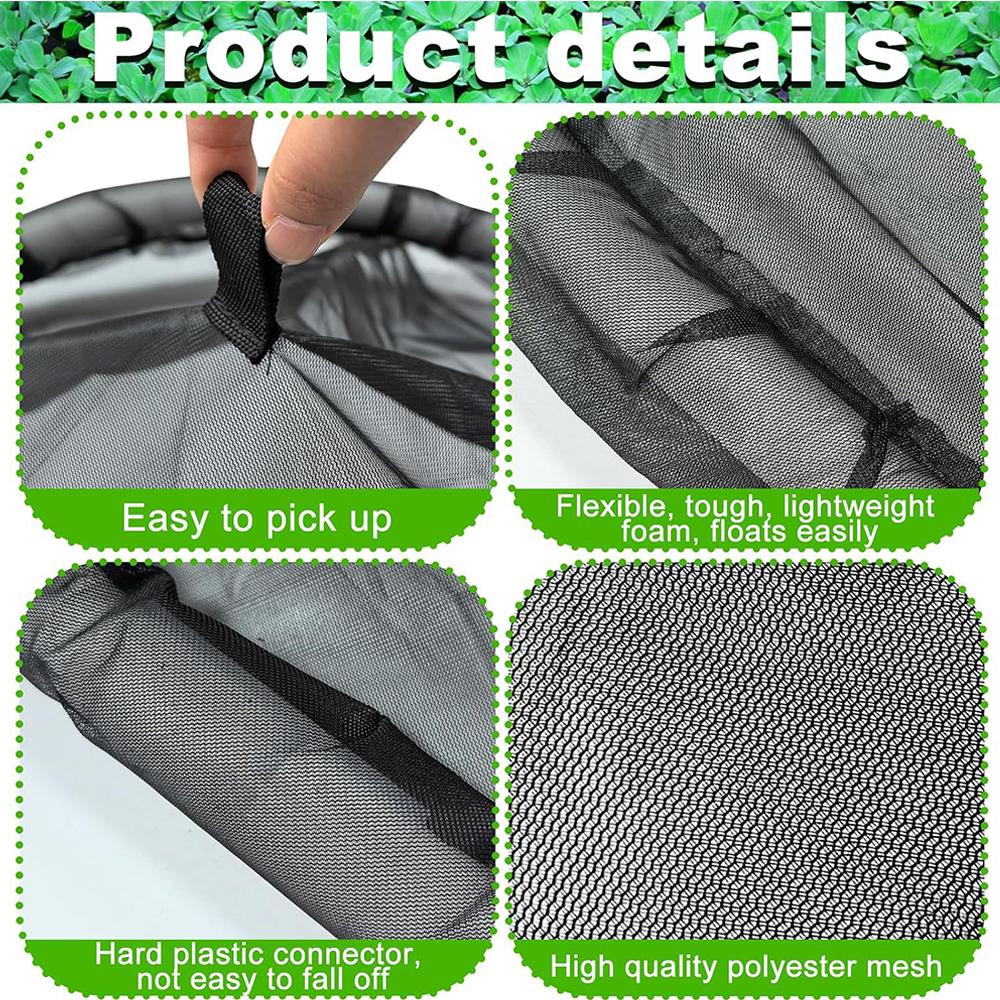 Pond Plant Mesh Protector Sunscreen Porous Breathable Plant Protection Net Circular Floating Plant Breathable Floating Island