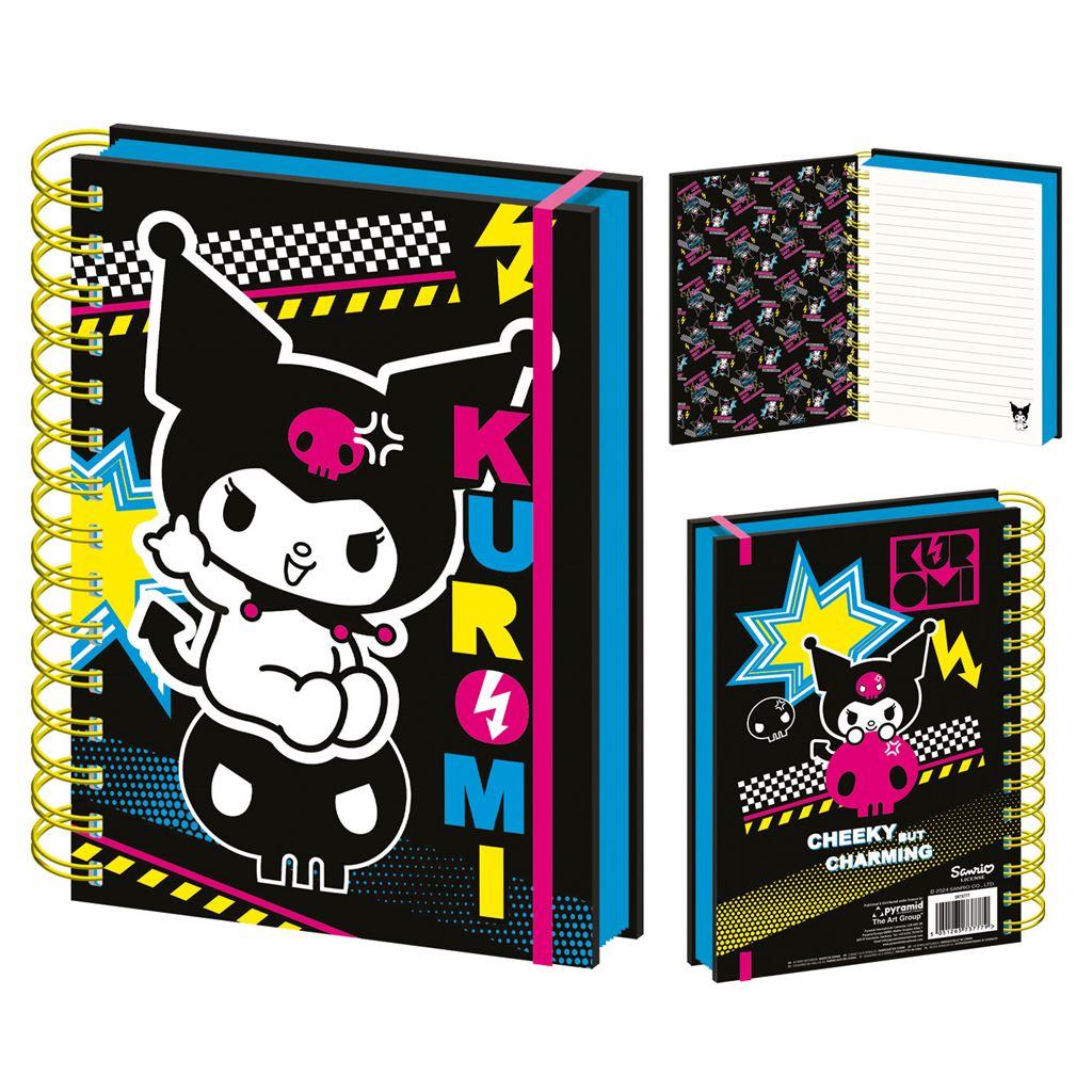 Sanrio Punk Vibes Kuromi A5 Wirebound Notebook
