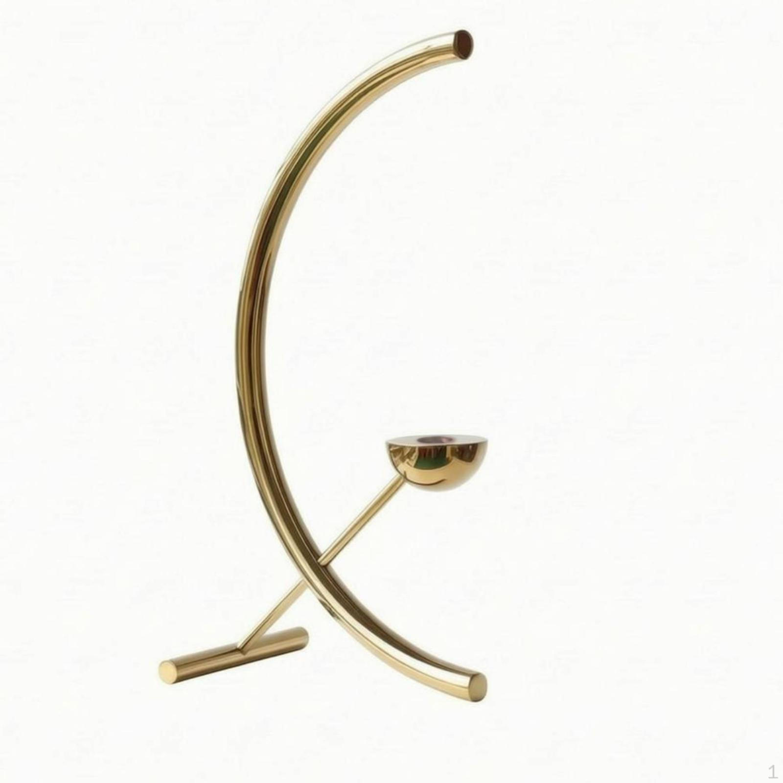 Taper Candle Holder Minimalist Metal Candlestick Modern Stainless Steel Stand