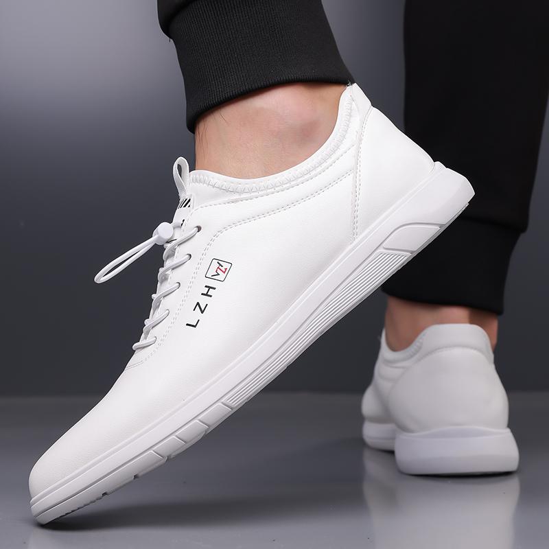 Fashion 2025 New Men Casual Footwear Male Comfortable Skate Shoe Mens Stylish Sneakers Leather Outdoor Vulcanize Shoes Men Brand Flats