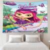 Custom Name Little Charmers Print Tapestry, Backdrop, Easy Setup, Ideal for Bedroom, Office & Living Room, with Aesthetic Wall Hanging Decor.