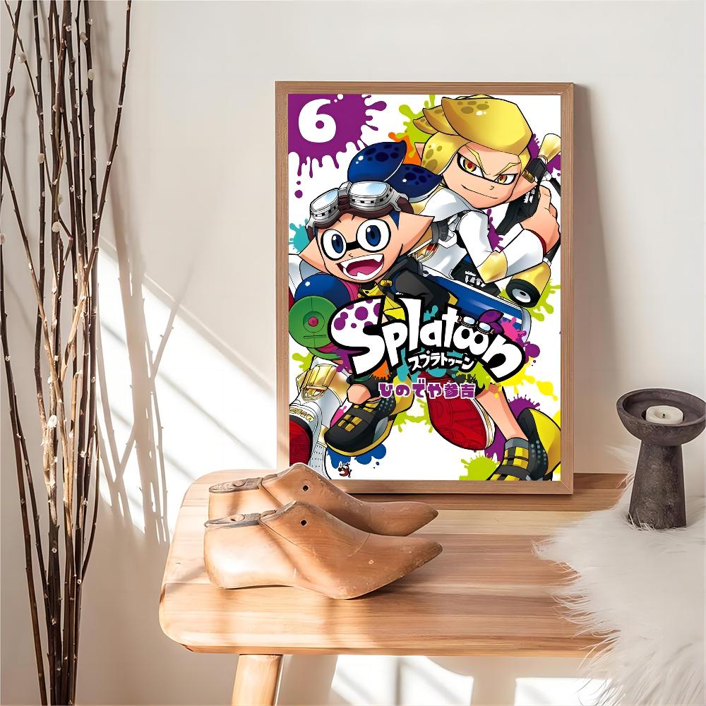 S-Splatoons serie joc DIY Poster Adeziv Fantezist Autocolant de Perete pentru Decorare Living Bar Decor de Perete
