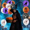Halloween Party Balloons Decorations Black Orange Scary Latex Balloon For Birthday Baby Shower Themed Party Supplies Kids Gifts