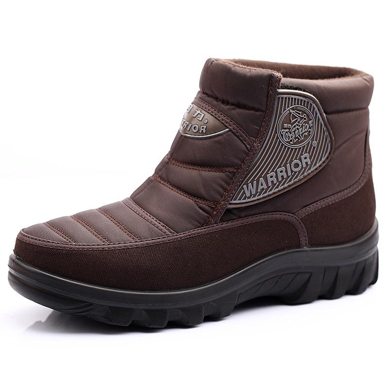 Cotton shoes women's winter people velvet waterproof and non-slip snow boots 1 cold-proof