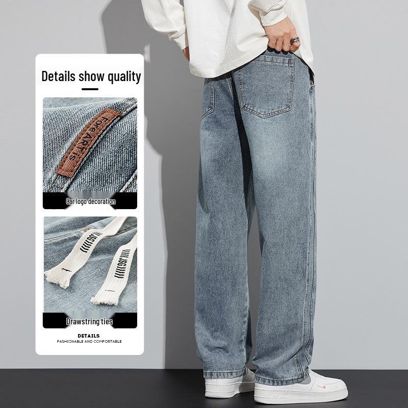 Herren 2025 Herbst/Winter Verdickte Samt Straight-Leg Casual Jeans