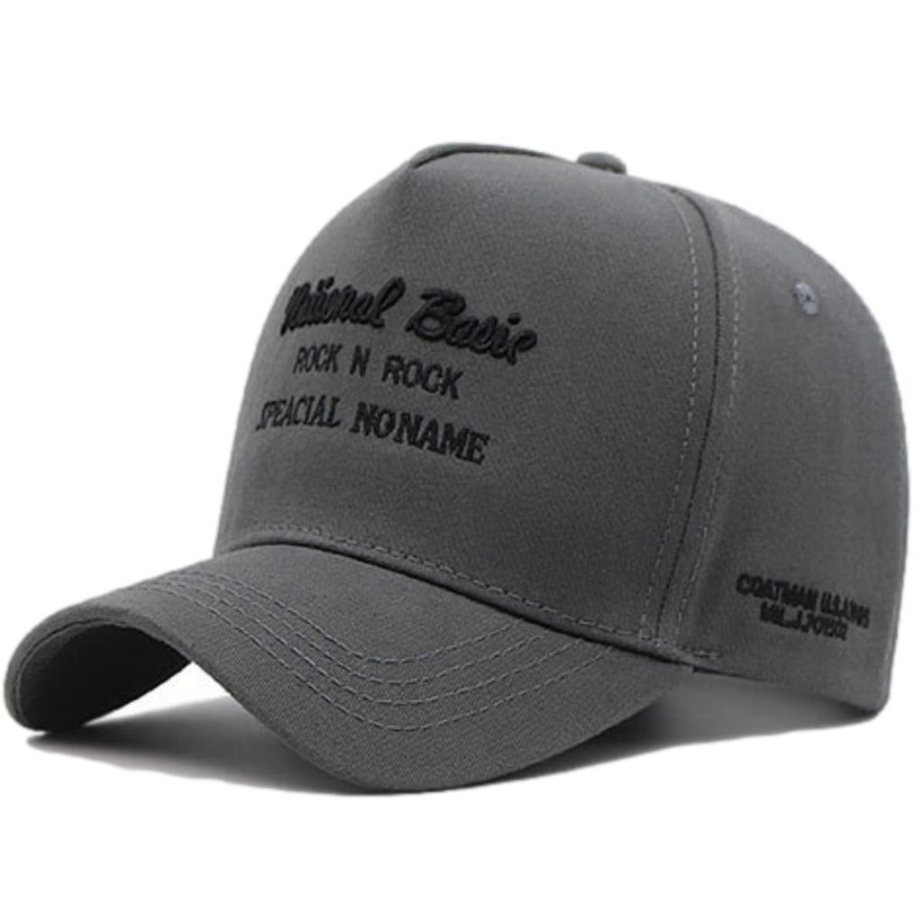 Lopis Fits Deep Sun Adjustable Sizes L to XL Gray x Men's Deep-Fit Cap, 56-65cm, Brim, Protection, Stylish, (L, Black)