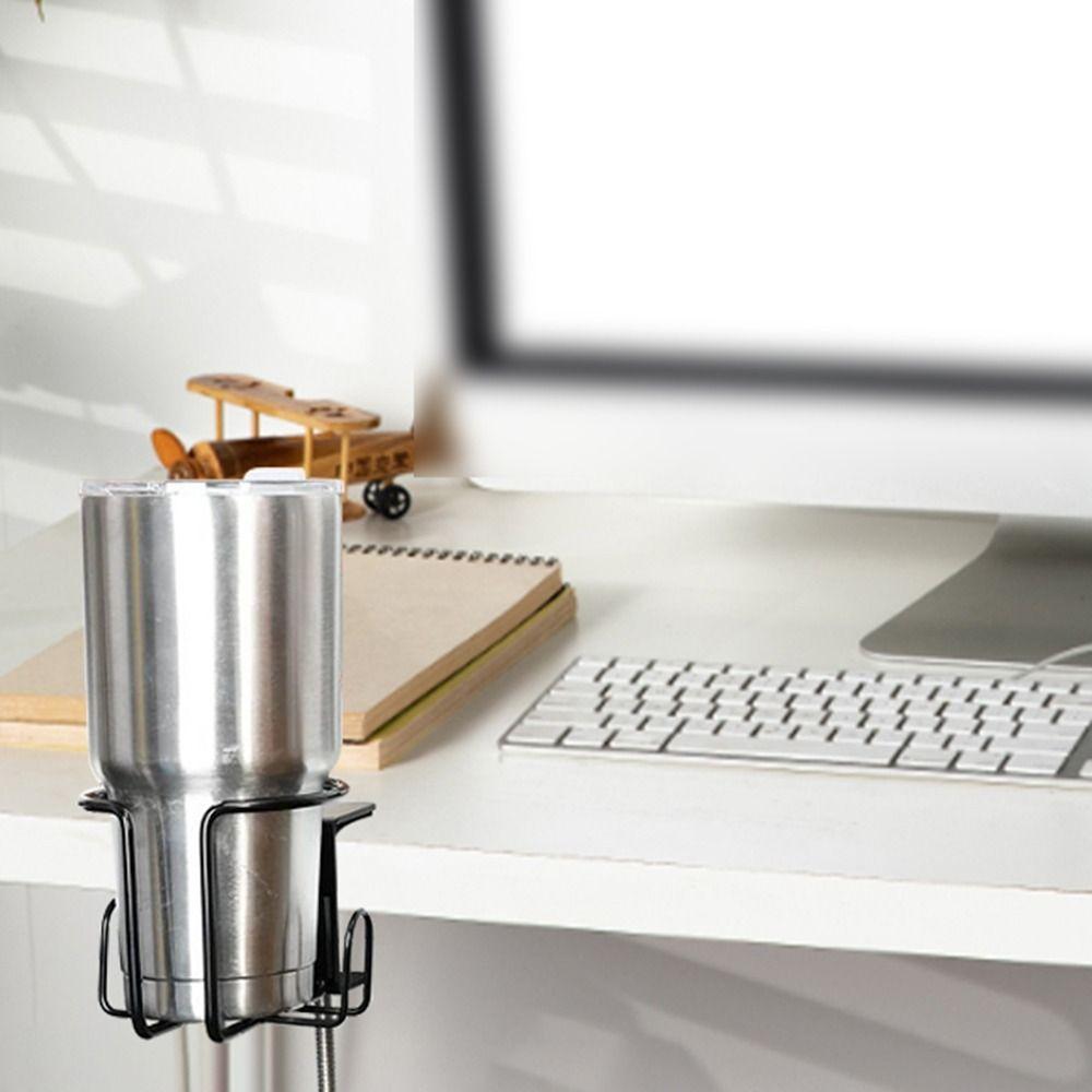 Universal Water Bottle Storage Tray Anti Spill Desk Drinks Bracket Durable Desktop Mug Rack  Home