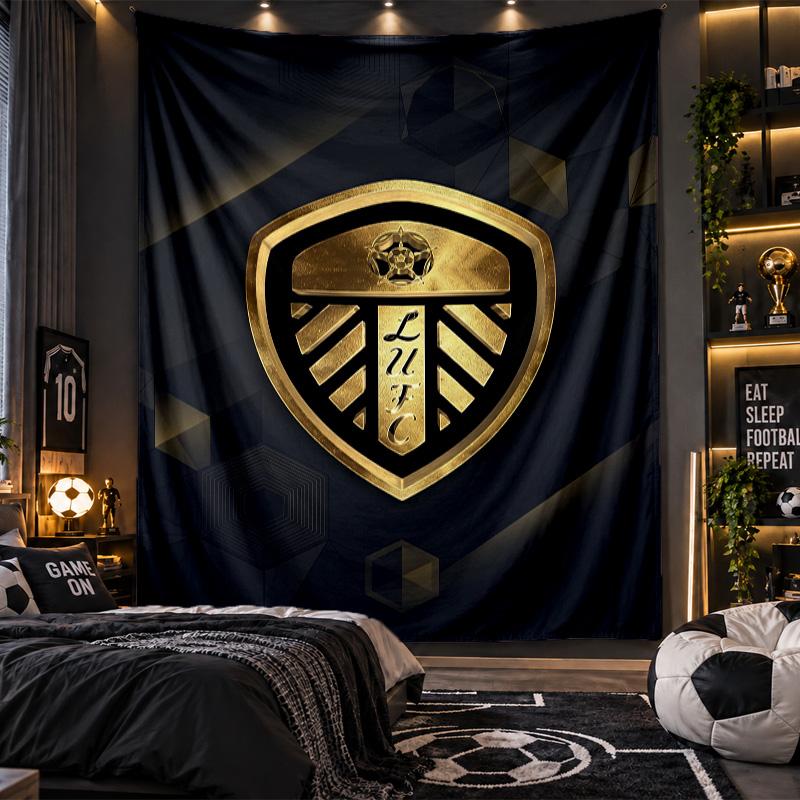 Wall Hanging Tapestry Leeds United Print Cloth for Living Room Bedroom Home Decor