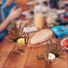 Elegant Turkey Candle Holder for Thanksgiving Decor - Stylish Table Centerpiece Fall Festivities