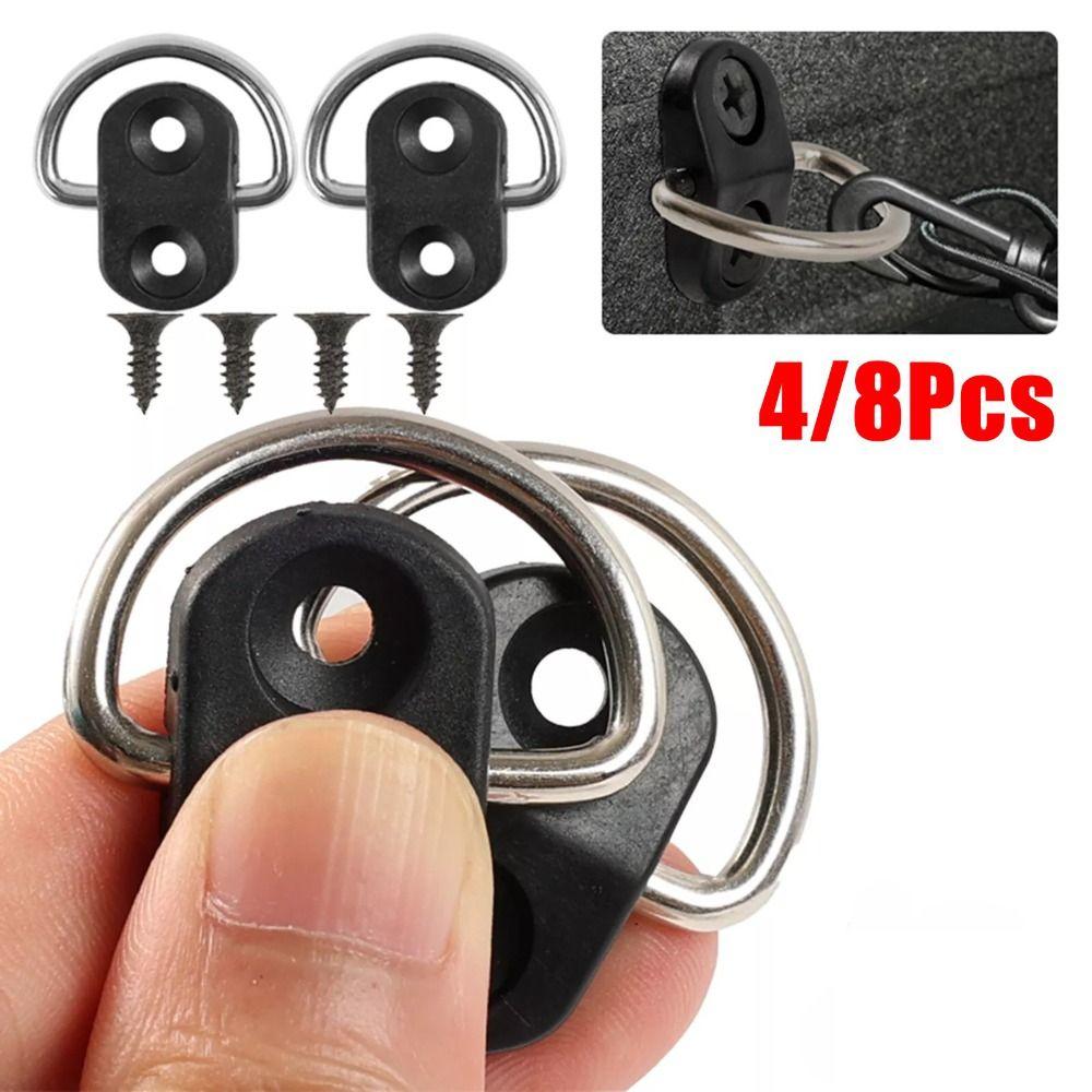 Flat Screen Net Fixings Clips Ring Loop Tie Down Hook Part Fixings D-type Pull Ring  SUV Pickup