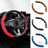 Suede Car Steering Wheel Cover Booster Non-slip Cover For Renault Megane 2 3 4 Twingo Clio Talisman Captur Scenic GT Accessories S666