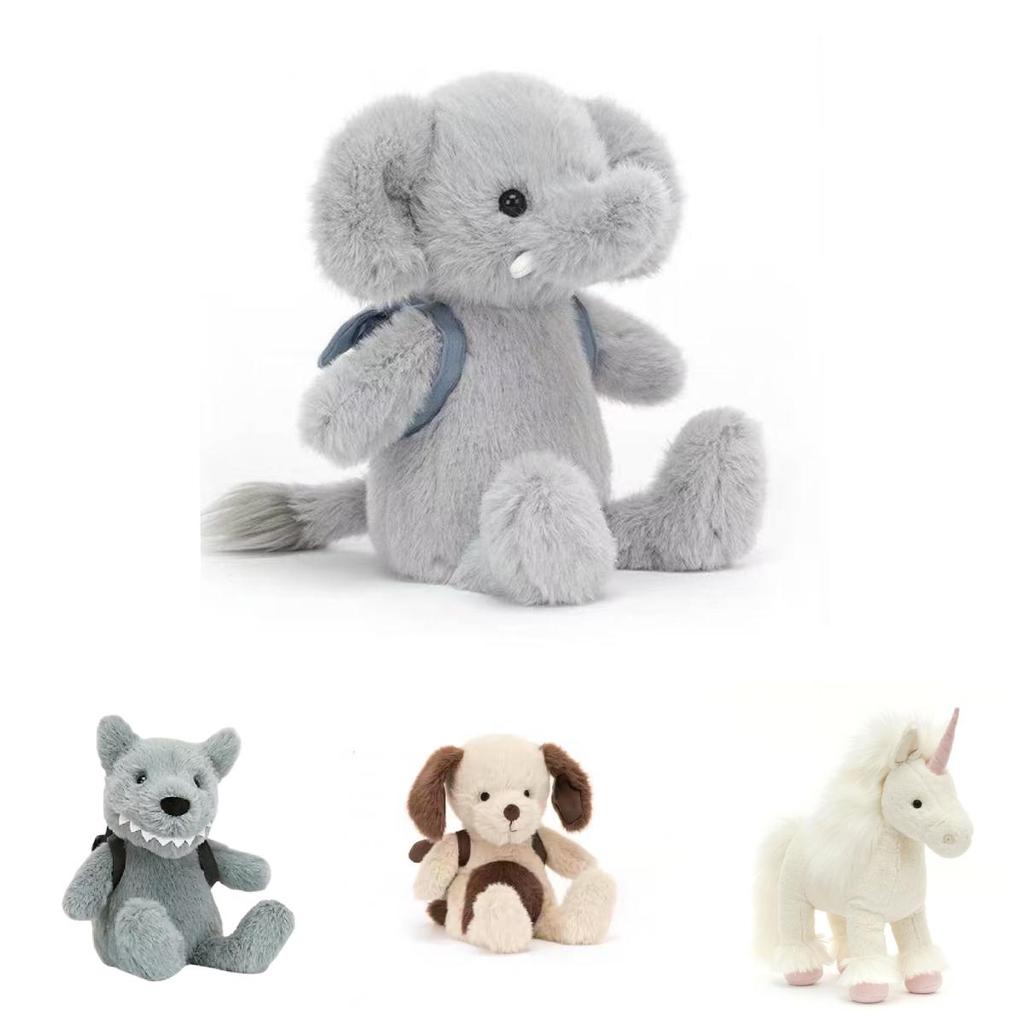 Jellycat Isadora Jednorožec Batoh Slon Dinosaurus Plyšová Hračka S Výplní Z Dutým Vláknem Pro Děti A Sběratele