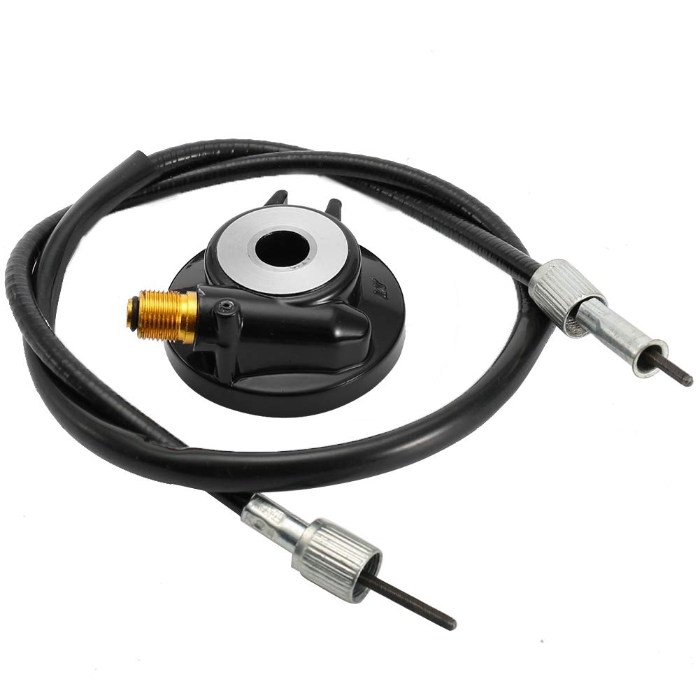 Drive Gear Scooter Drive Gear Speedometer Cable Gear PC + Aluminum Material Cable Length