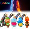 Cute Elemental City Pvc Keychain For Kids And Adults