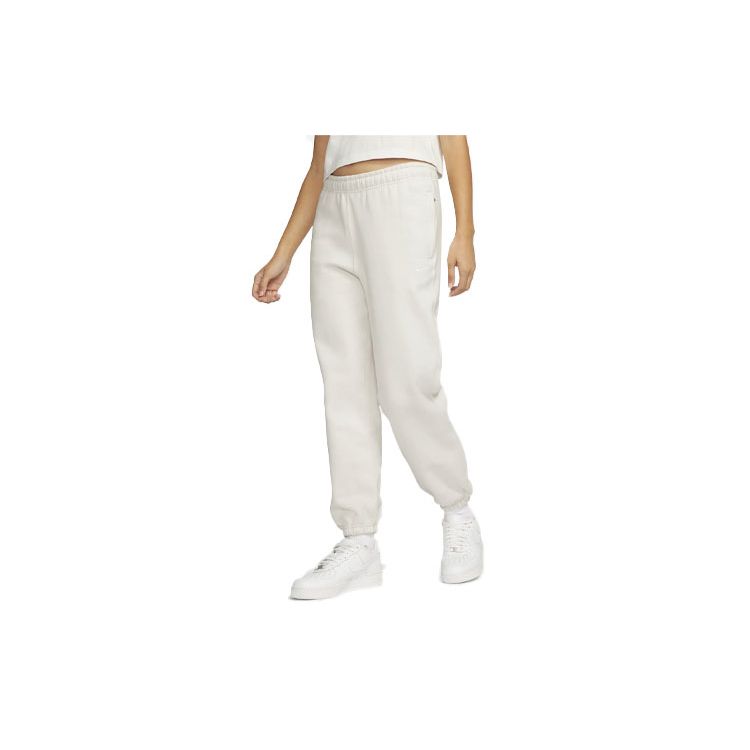 Nike Lab Fleece Solid Warm Joggers Women Bottoms White DA0334-030