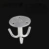 1PC Wall Hanging Bracket Stainless Steel Multi-Prong Fixed Hanger Under Cabinet Hanger  For Hammock