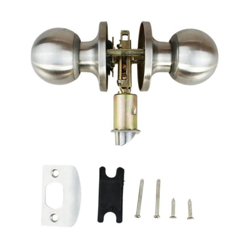 

Tool Release Install Alloy Passage Door Handle Keyless Entry Reversible Function Interior Door Hardware For Corridors Storage Area 1
