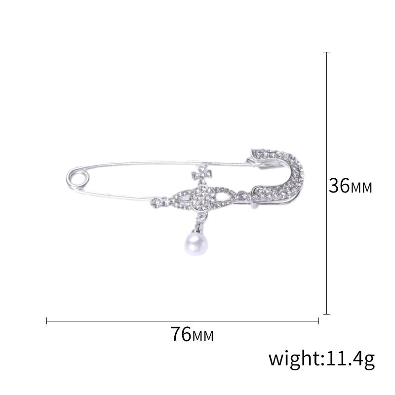 Trendy Rhinestone Five Pointed Star Brooches for Women Unisex Pearl Flower Pins Office Party Friend Gifts Jewelry Accessories