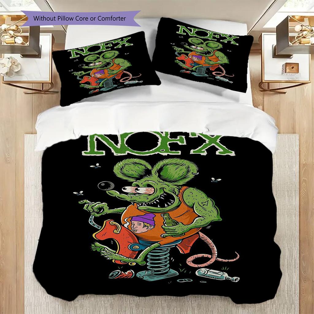 Rat Power Wild Ride Bedding 1 Duvet Cover 2 Pillowcase Without Core Christmas Birthday Gift Soft And Comfortable Bedding Set