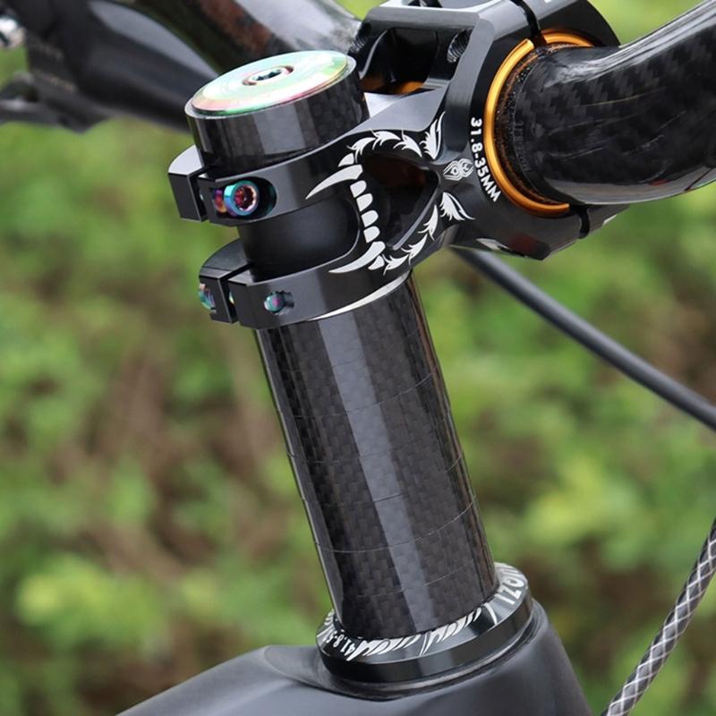 MTB Road Bike Bicycles Carbon Fiber Headset Fork Spacers Road Bike Handlebar Stem Washer Rings Front Fork Bicycles Part