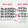 3D 2014-2020 ABS For Mercedes-Benz W166 W167 GLE180d GLE200d GLE350d GLE400d GLE500d GLE450d Car Rear Trunk Logo Sticker Emblem