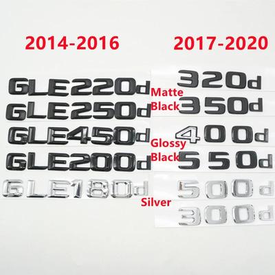 3D 2014-2020 ABS Pro Mercedes-Benz W166 W167 GLE180d GLE200d GLE350d GLE400d GLE500d GLE450d Auto Zadní Kufr Logo Samolepka Znak