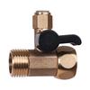 1/4" 3/8" 1/2" BSP Außengewinde Schnellkupplung Kugelhahn T-Stück 3 Wege POM / Legierung / Messing Wasserfilter Umkehrosmoseanlage