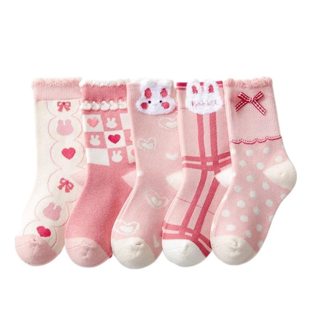 

5Pairs 1-16Years Athletic Socks Ultra Thick Snow Boot Socks 2024 Miller Rabbit Terry Socks 5-8 years(15-18 cm)