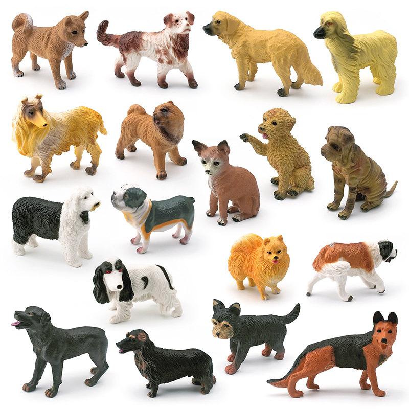 18 Simulated Basset Dog Great Dane Newpoliton Labrador Dog Pet Dog Model Static Ornament