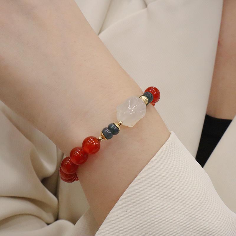 Natural agate braceletfashion women daily jewelry gift