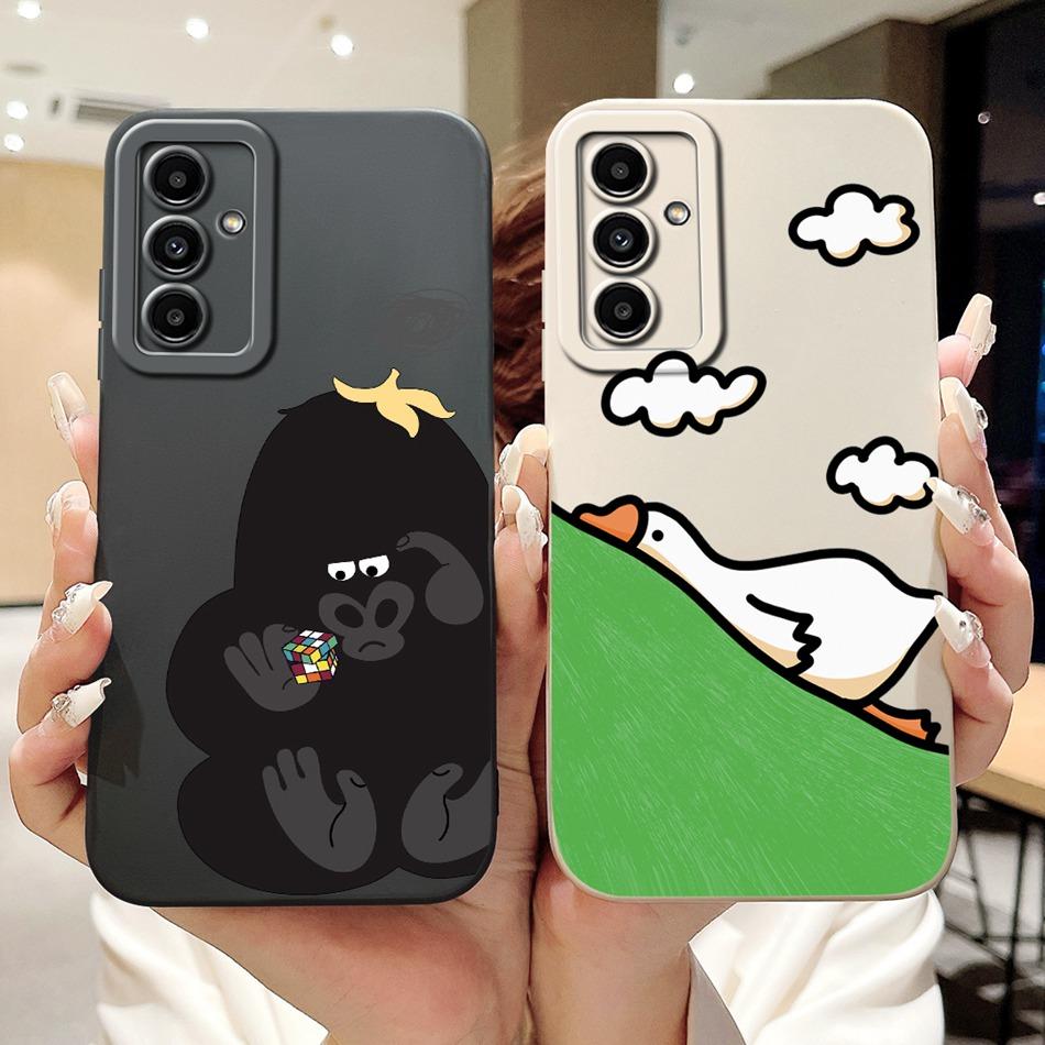 Für Samsung Galaxy A04S A04 A04e Handyhülle SamsungA04 A 04e A04S Niedlicher Panda Hase Cartoon Weiches Silikon Kamera Schutzhülle