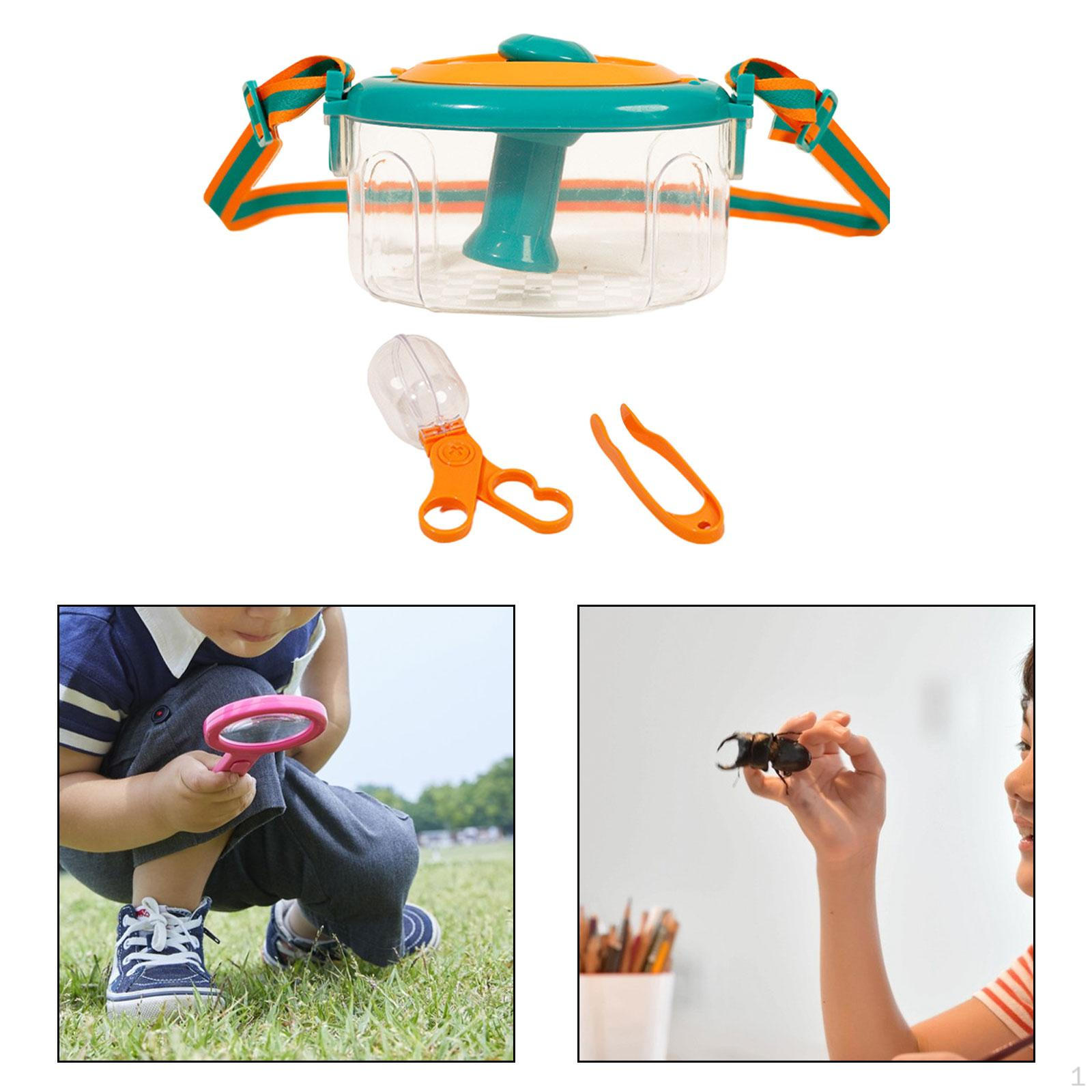 

Коробка для просмотра насекомых, игрушка для исследования на открытом воздухе, банка для кемпинга с жуками для девочек и детей