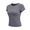 Korean Style Round Neck Short Sleeve Yoga Top - Skin-Friendly & Versatile for Spring/Summer