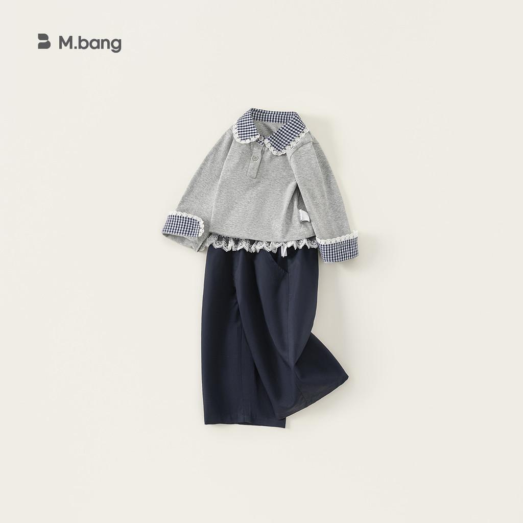 Girl Spring Dress Up Kids Cotton Long Sleeve Suit With Lace Trim For Ages 3 To 8