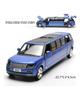 1/32 Scale Land Range Rover Lengthen Diecast Car Model Toy, Pull Back Toy Vehicle with Sound and Light for Kids Toddler Boys Girls Gift Collection