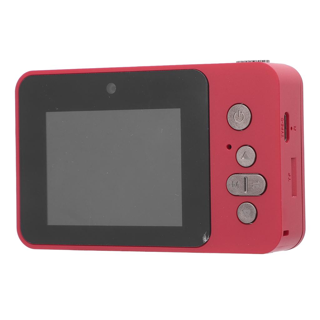 Fotocamera Digitale 48MP 1080P Doppia Lente Anteriore Posteriore Schermo IPS da 2.4 Pollici Stabilizzazione Elettronica dell'Immagine