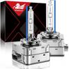 WinPower D1S Xenon HID Headlight Bulb, 8000K Ice Blue White 35W Metal Stents Base High Low Beam Replacement Lights, Pack Of 2